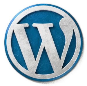 WordPress-Logo im klassischen Stil.